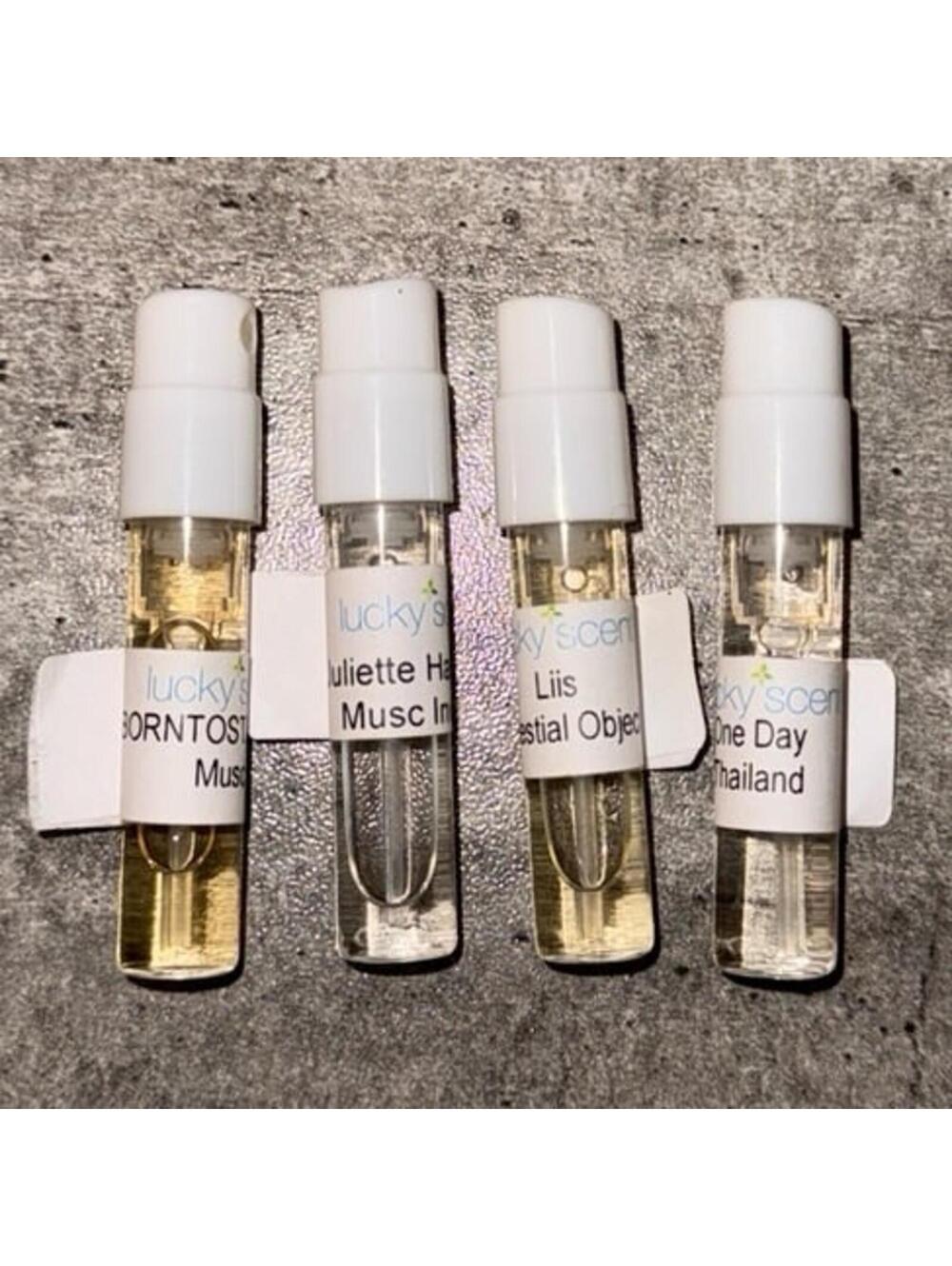 Lucky Scent Niche Perfume Samples Bundle Lot Liis Juliette BTSO Musc X Invisible